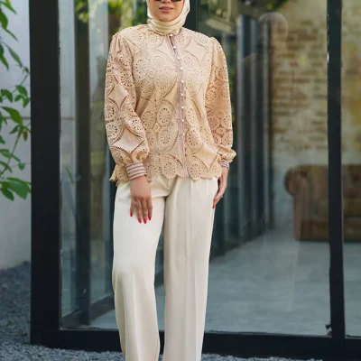 خرید قیمت شومیز مجلسی قلاب بافی