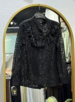 خرید فروش قیمت شومیز عروسکی ترک وارداتی گیپور