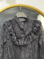 شومیز گیپور مجلسی کد : ROSA 15 - Image 3