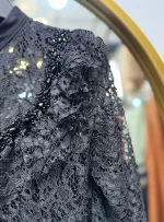 شومیز گیپور مجلسی کد : ROSA 15 - Image 4